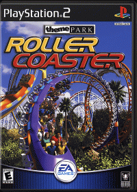 Theme Park Roller Coaster Playstation 2 US box art